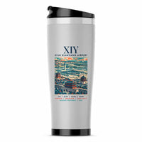 Thumbnail for Xi'an Xianyang International Airport (XIY) Travel Mugs - Poster - Stainless Steel (No Holder) - Light Gray