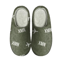 Thumbnail for Xiamen Gaoqi International Airport (XMN) Slippers & Flip Flops - Slippers - Cotton - Pattern - Green Army