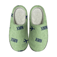 Thumbnail for Xiamen Gaoqi International Airport (XMN) Slippers & Flip Flops - Slippers - Cotton - Pattern - Light Green
