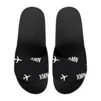 Thumbnail for Xiamen Gaoqi International Airport (XMN) Slippers & Flip Flops - Slippers - Sport - Pattern - Black