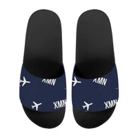 Thumbnail for Xiamen Gaoqi International Airport (XMN) Slippers & Flip Flops - Slippers - Sport - Pattern - Navy Blue