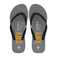 Thumbnail for Jerez Airport (XRY) Slippers & Flip Flops - Slippers - Flip Flops - Code - Gray
