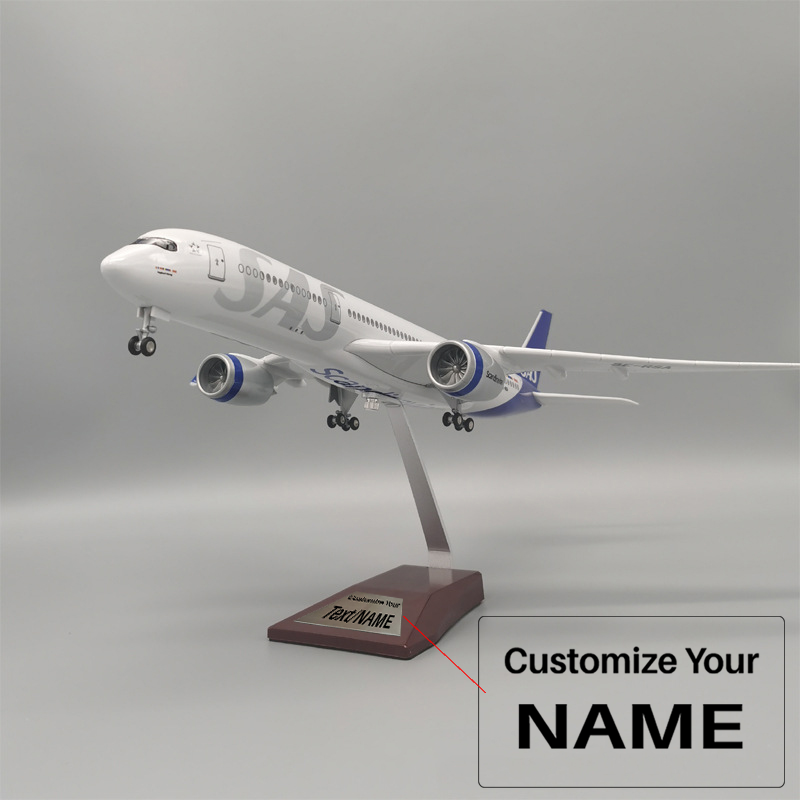 Airbus A350-900 SAS Scandinavian Airlines Resin Airplane Model (47CM)