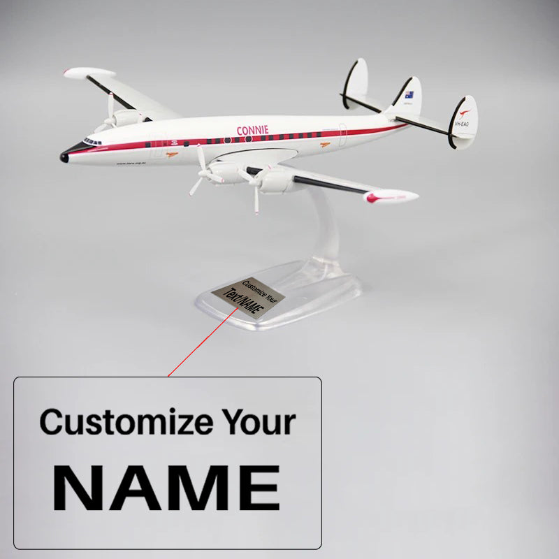 L1049 L-1049 QANTAS CONNIE  Airplane Model (1:125 Scale)