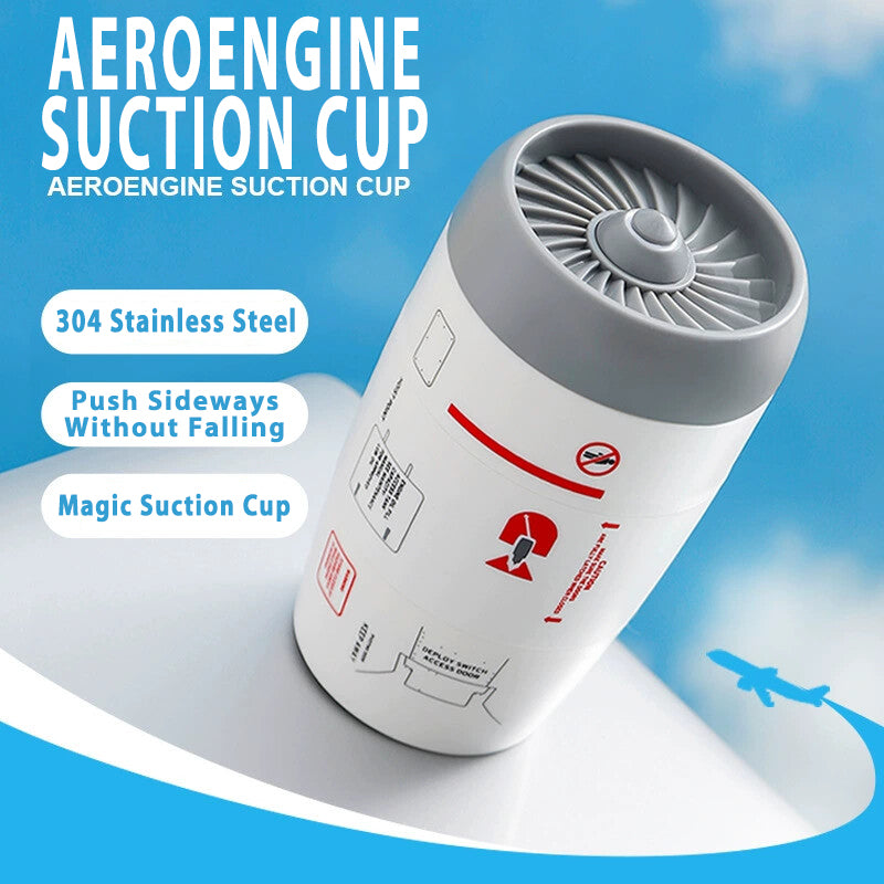 Aircraft Jet Engine Double Layer Food Grade Stainless Steel Travel Mugs 350ml