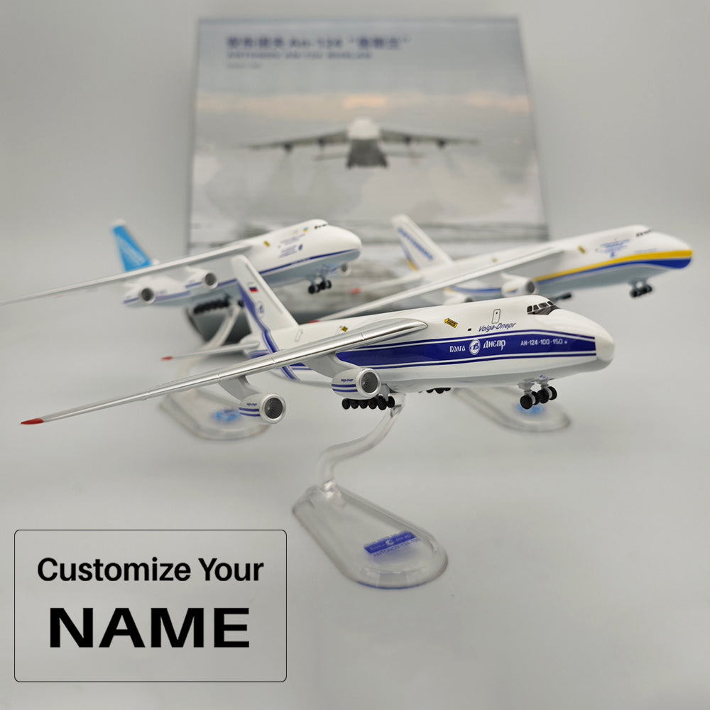 Ukrainian Antonov Ukraine An-124 (AN124)  Airplane Model (1/400 Scale)