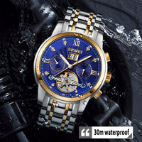 Thumbnail for Luminous Fashion Casual Round Single Folding Buckle Mechanical Watch