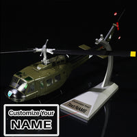 Thumbnail for 1/48 US Army Bell UH-1H Huey Utility Helicopter Iroquois Finished Alloy Military Aircraft Model