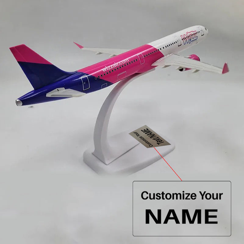 Wizzair Airbus 321 neo A321neo Airplane Model (1/200 Scale)