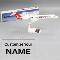 Thumbnail for Fokker FK-100 QANTAS Airlines Airplane Model (1:100 Scale)