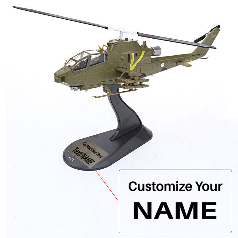 AH-1S BELL 214ST Cobra Attack Air Force Helicopter Model 1/72 Scale