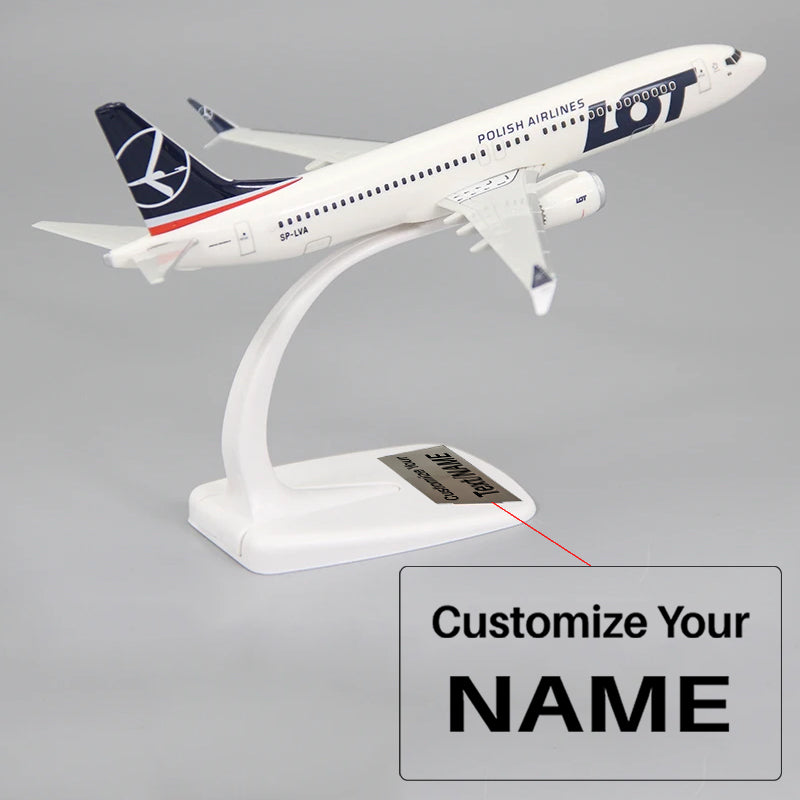 LOT POLISH Airlines Boeing 737MAX8 Airplane Model (1/200 Scale)