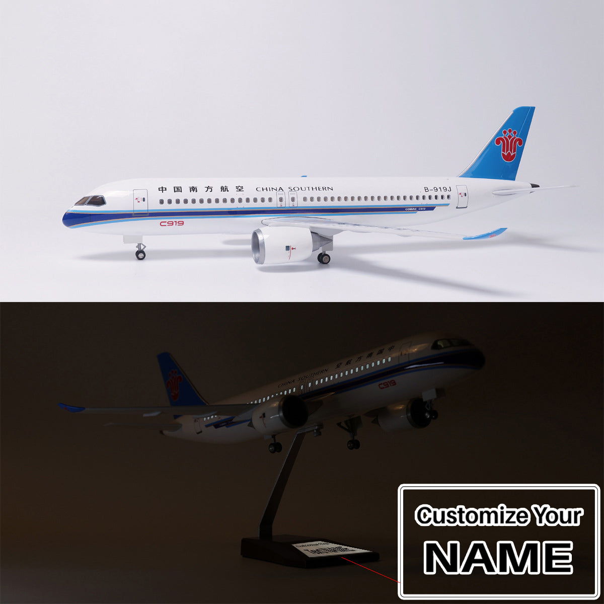 China Southern Airlines COMAC C919 Airplane Model (47CM)