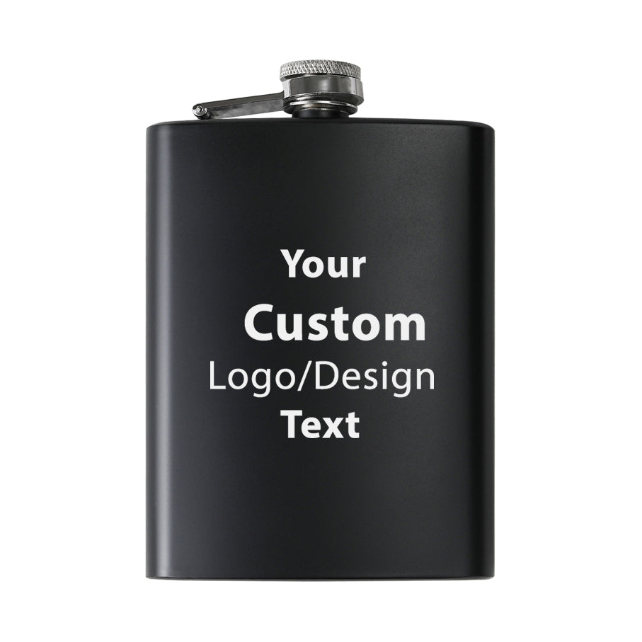 Custom Design Image Logo Designed Stainless Steel Hip Flasks