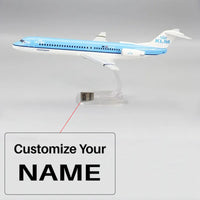 Thumbnail for KLM Royal Dutch Airlines Fokker FK-100 FK100 Airplane Model (1:100 Scale)