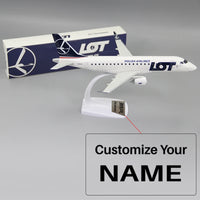 Thumbnail for LOT Polish Air E175 E-175 Airplane Model (1/100 Scale)
