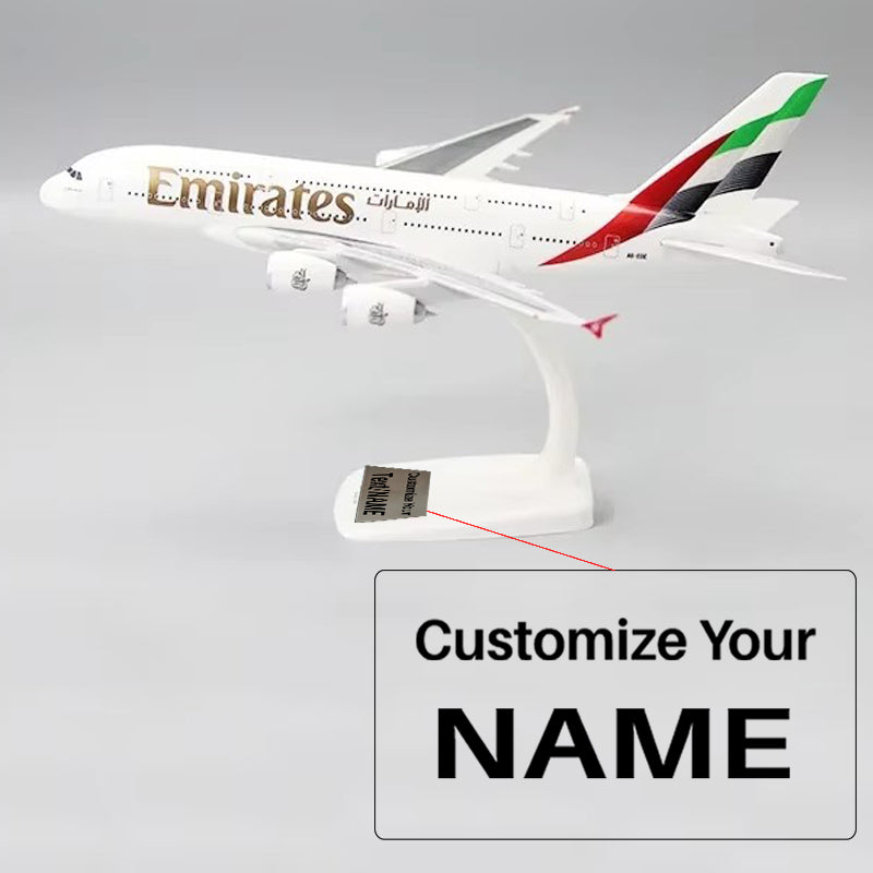 EMIRATES Air Airbus A380-800 Airplane Model (1/250 Scale)