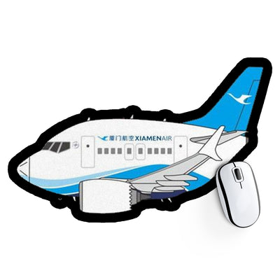 Xiamen Airlines Boeing B737 Design Aircraft Outline Mouse Pads