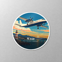 Thumbnail for Xian MA60 - 3D - Circle Sticker - Close-up