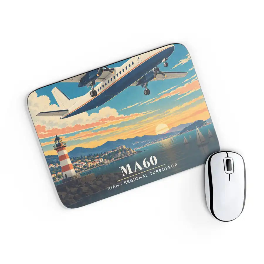 Xian MA60 - 3D - Mouse Pad - Full Print