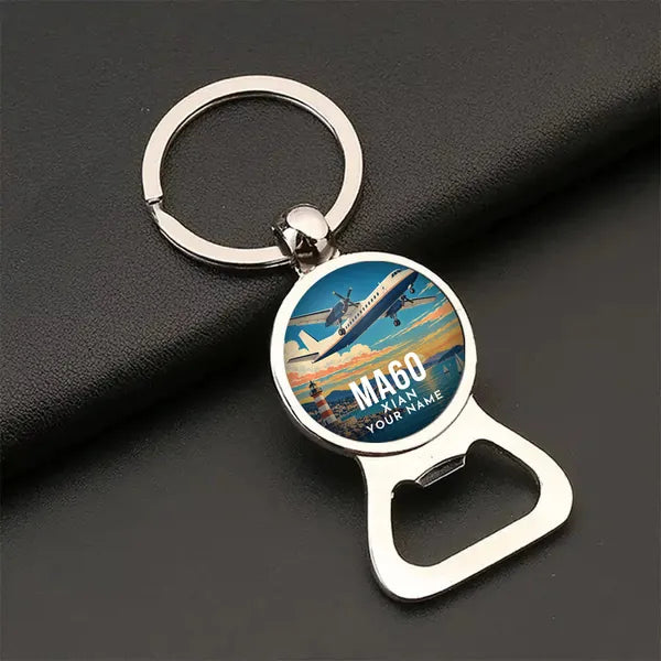 Xian MA60 - 3D + Name - Bottle Opener Key Chain - Full Print