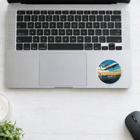 Thumbnail for Xian MA60 - 3D + Name - Circle Sticker - Laptop