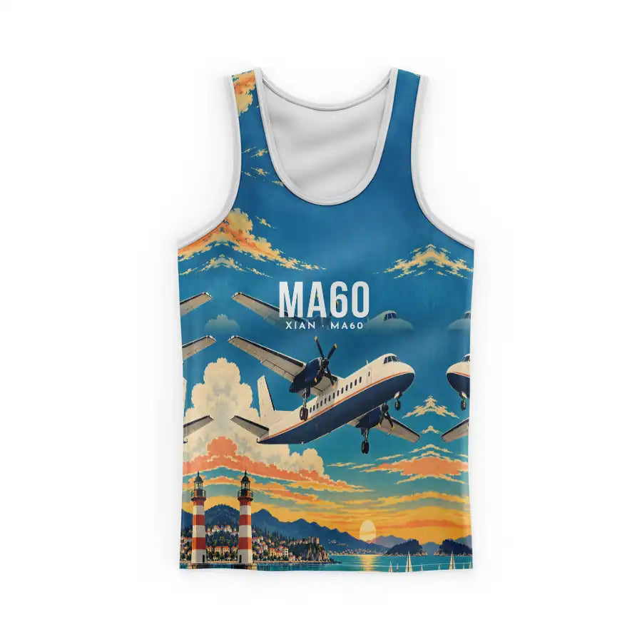 Xian MA60 3D All-Over Print Clothing - Tank Top - 3D
