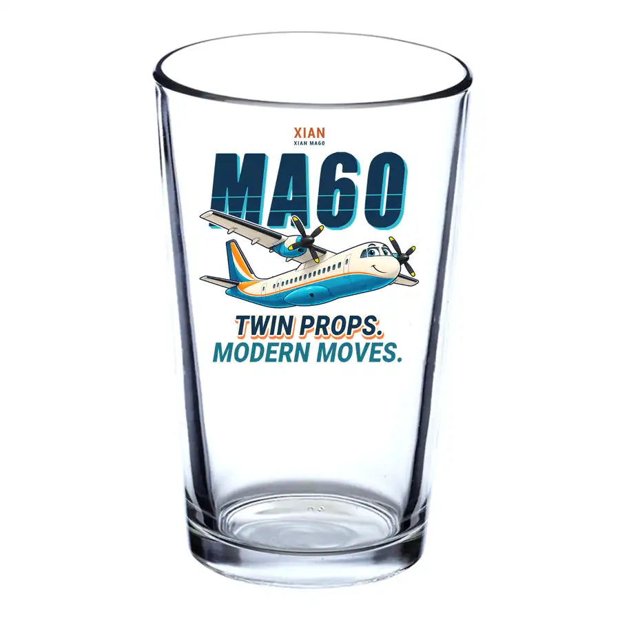 Xian MA60 - Cartoon - Beer & Water Glass