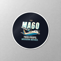 Thumbnail for Xian MA60 - Cartoon - Circle Sticker - Close-up