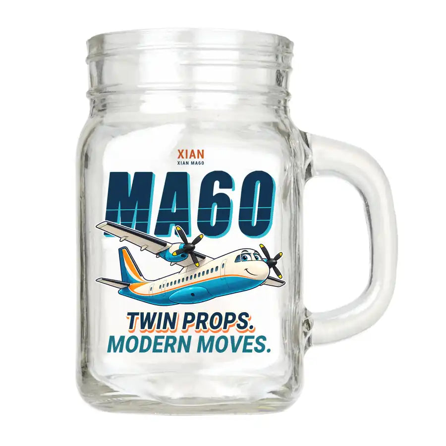 Xian MA60 - Cartoon - Cocktail Glass (Mason Jar)