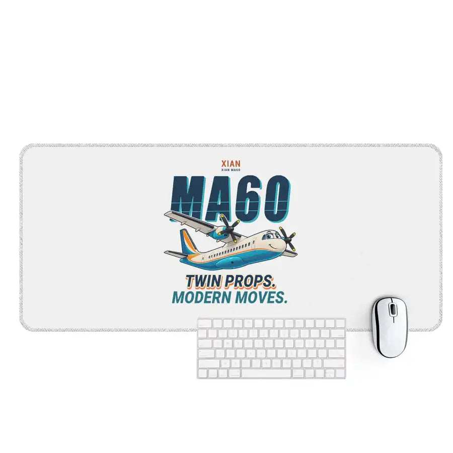 Xian MA60 - Cartoon - Desk Mat - White