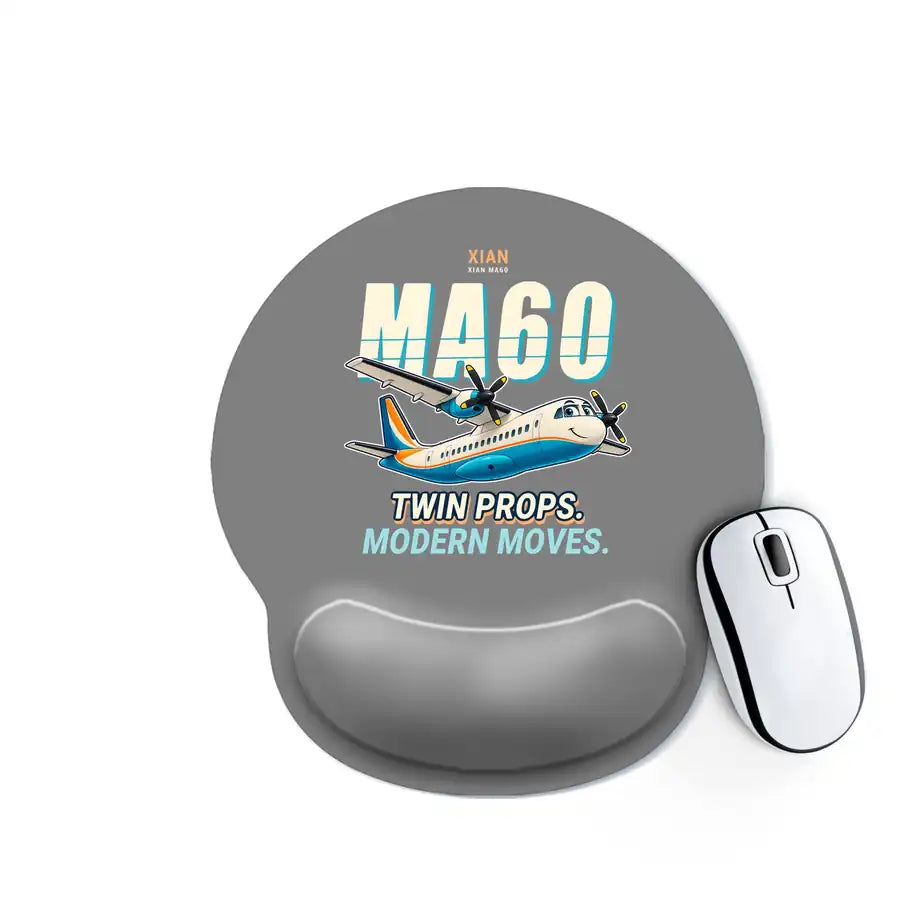 Xian MA60 - Cartoon - Ergonomic Mouse Pad - Gray