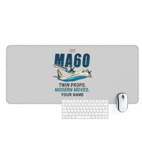 Thumbnail for Xian MA60 - Cartoon + Name - Desk Mat - Light Gray