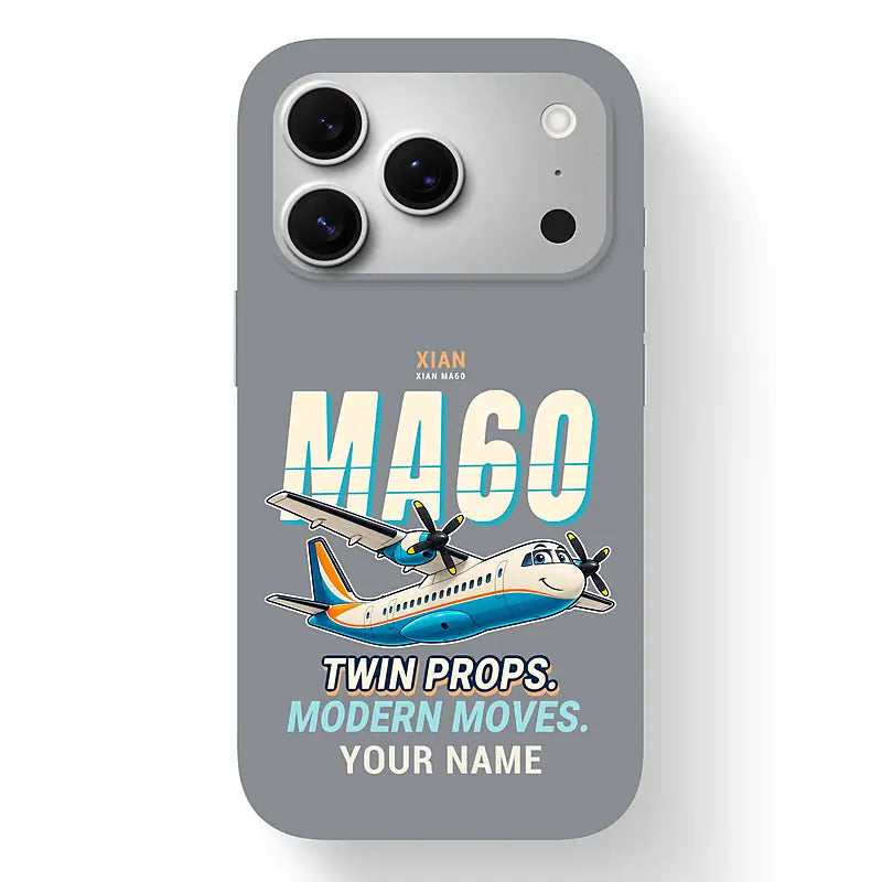 Xian MA60 - Cartoon + Name - MagSafe iPhone 17 Pro - Gray
