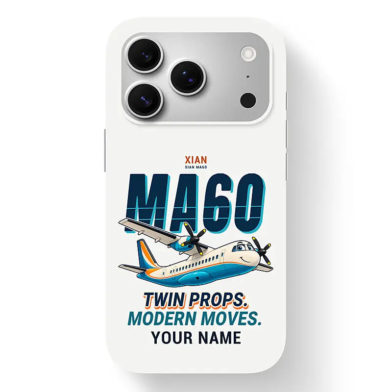 Xian MA60 - Cartoon + Name - MagSafe iPhone 17 Pro - White