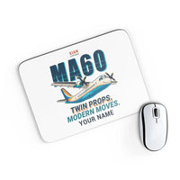 Thumbnail for Xian MA60 - Cartoon + Name - Mouse Pad - White