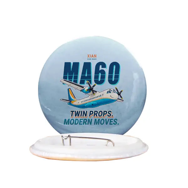 Xian MA60 - Cartoon - Pin - Light Blue