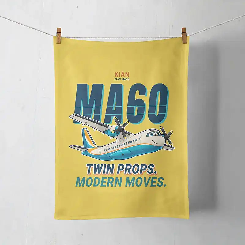 Xian MA60 - Cartoon - Towel - Yellow