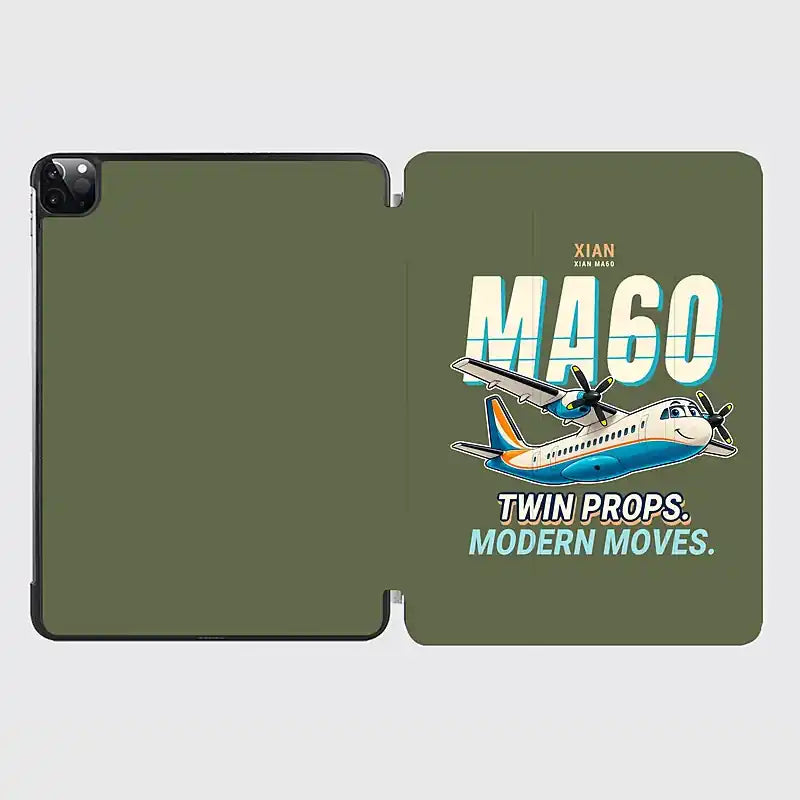 Xian MA60 - Cartoon - iPad Case - Green Army