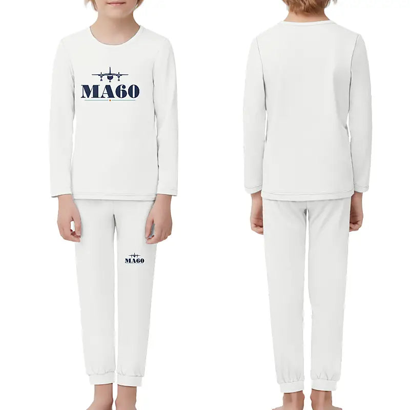 Xian MA60 - Children Pajamas - Heritage Chest - White