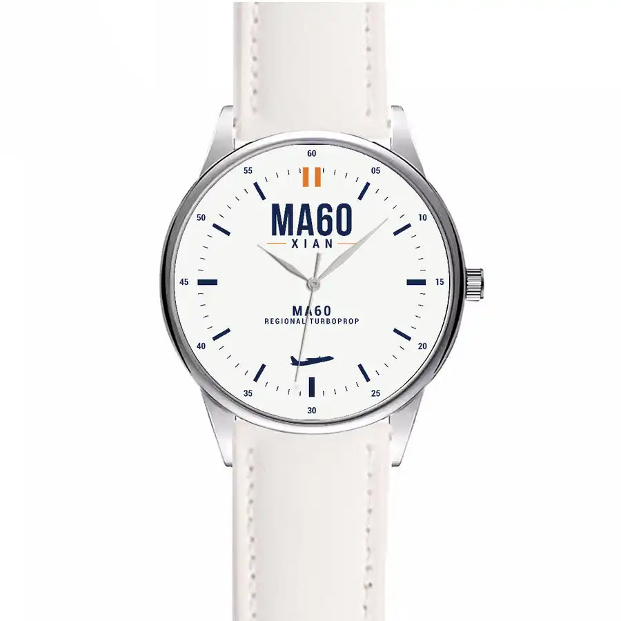 Xian MA60 - Classic - White - Leather Strap - White Leather Strap