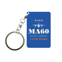Thumbnail for Xian MA60 - Heritage + Name - Key Chain - Blue
