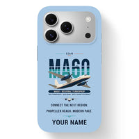 Thumbnail for Xian MA60 - Original + Name - MagSafe iPhone 17 Pro - Light Blue