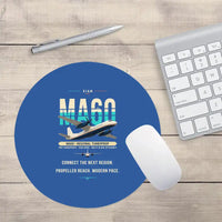 Thumbnail for Xian MA60 - Original - Round Mouse Pad - Blue