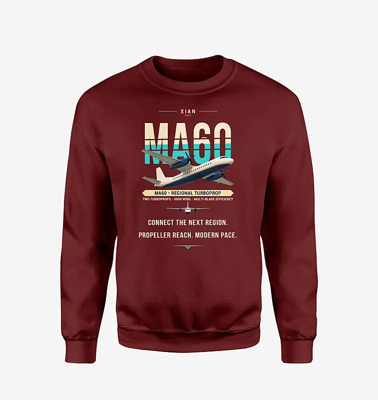 Xian MA60 - Original - Sweatshirt - Wine Red