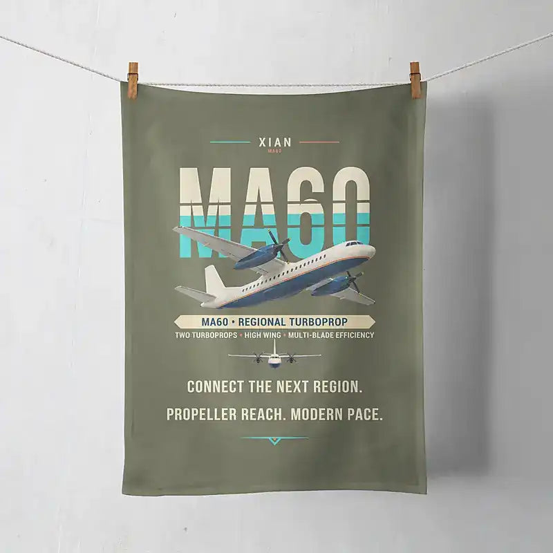 Xian MA60 - Original - Towel - Green Army