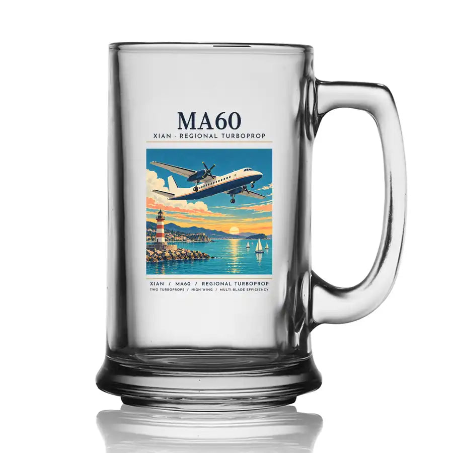 Xian MA60 - Poster - Beer Glass with Holder