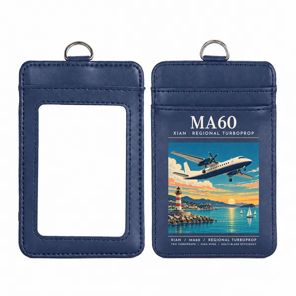 Xian MA60 - Poster - ID Card Holder - Navy Blue