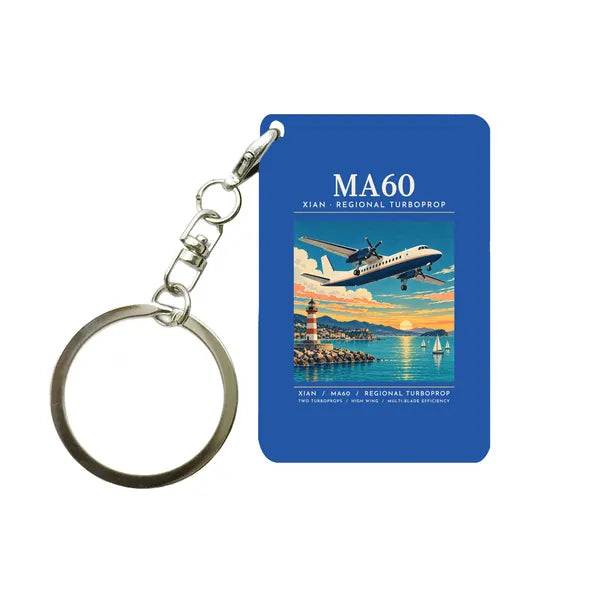 Xian MA60 - Poster - Key Chain - Blue