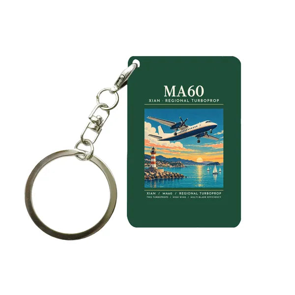 Xian MA60 - Poster - Key Chain - Dark Green